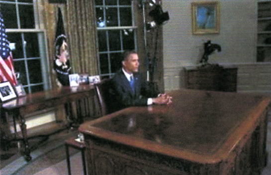 Desk Obama
