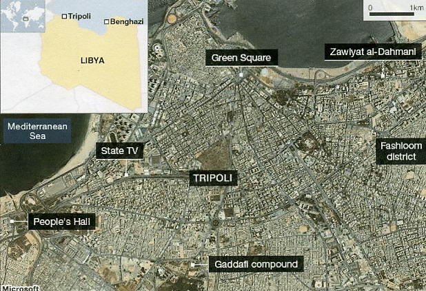 Map Tripoli