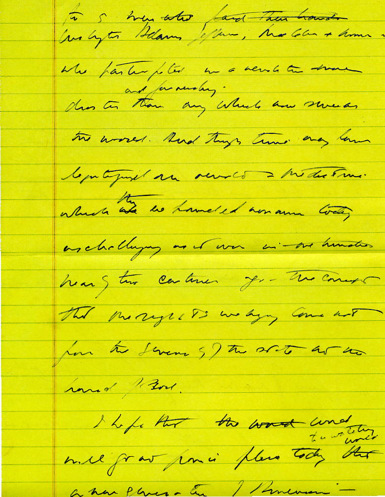 JFK Inaug Notes2