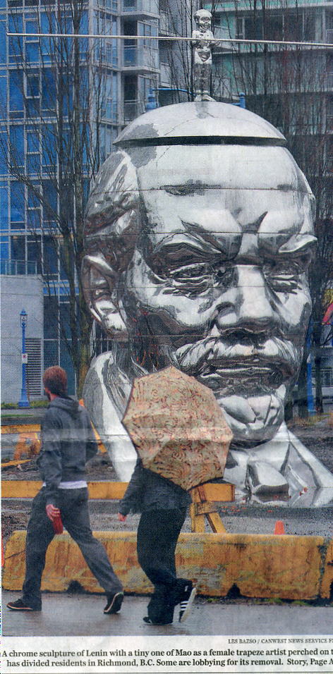 Lenin Statue Face