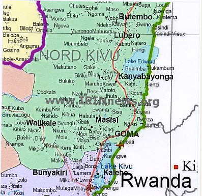 Map Congo Kivu